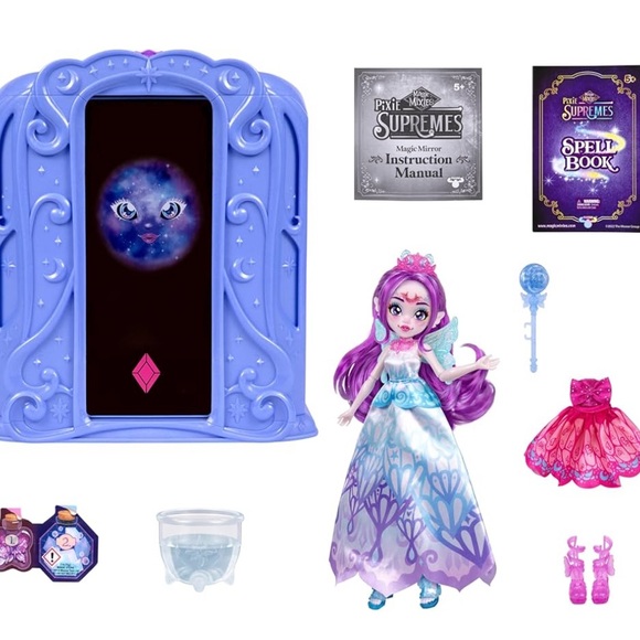 Magic Mixies Pixie Supreme Purple Magic Mirror Doll Set - Picture 1 of 3